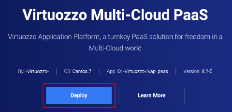 PaaS in Vultr Marketplace