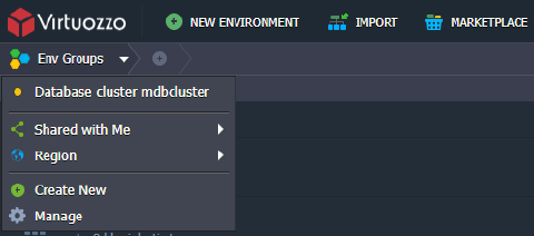 MariaDB cluster group