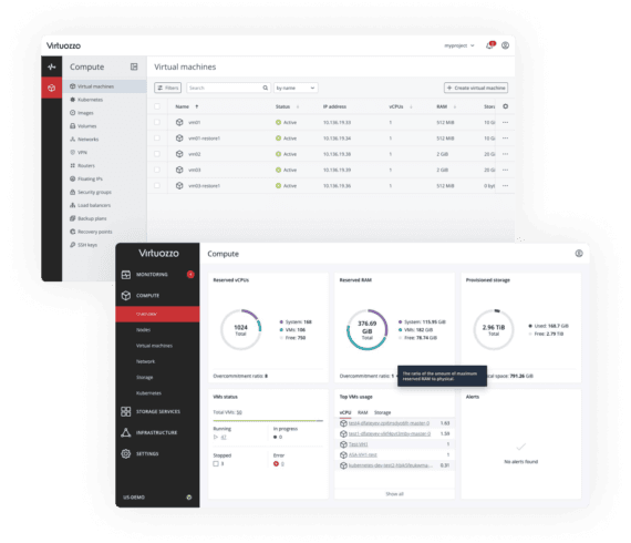 Production-ready OpenStack cloud platform | IaaS | Virtuozzo