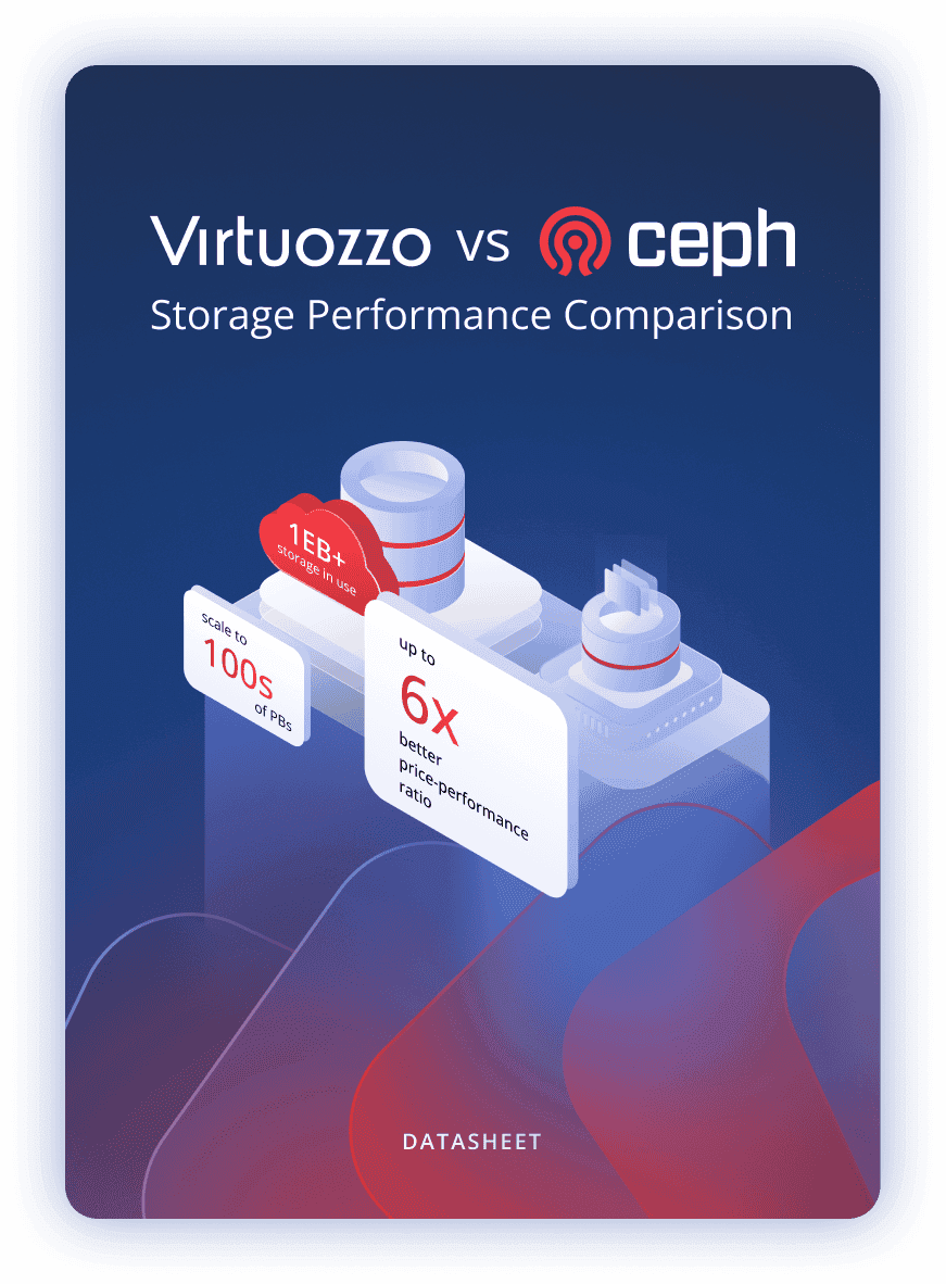 Virtuozzo Storage vs. Ceph